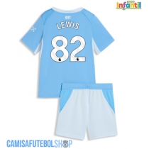 Camisa de time de futebol Manchester City Rico Lewis #82 Replicas 1º Equipamento Infantil 2026-27 Manga Curta (+ Calças curtas)